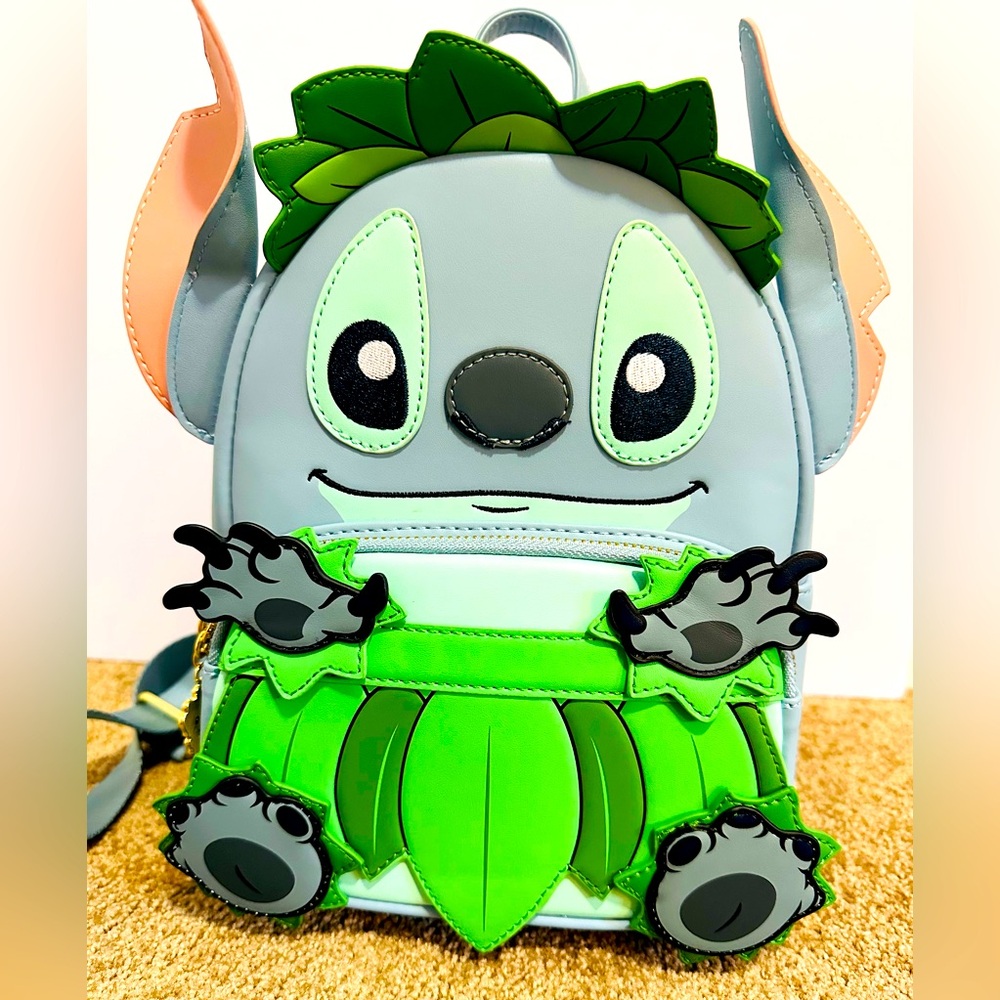 Loungefly x Disney Luau Stitch Mini Backpack